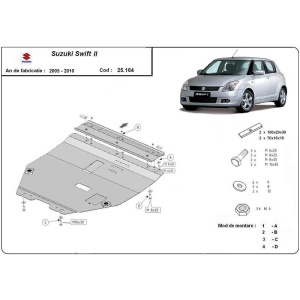 Scut auto Suzuki Swift 2 2005 - 2010 - Img 3