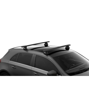 Set bare transversale Land Rover Defender 90/110/130 5 usi SUV (2020+) Thule Evo Fixpoint Wingbar Evo Black - Img 5