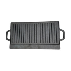 Set grătar BBQ de camping din fontă în cutie de lemn, 6+1 piese, Peterhof - Img 5