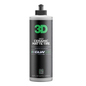 Soluție anvelope 3D GLW Series, ceramică SiO2, mat, protecție UV, hidrofobă, uscare la atingere, 473 ml, 3DProducts