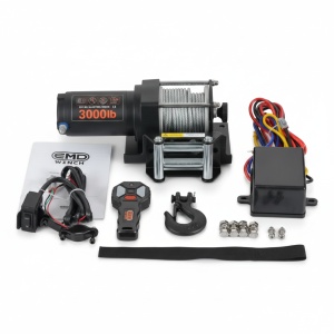 Troliu electric ATV 3000lbs (1361kg), 12V, cablu oțel 13m, raport 153:1, EMD Winch