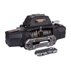 Troliu electric auto EMD Winch Plus 13500lbs (6123kg), 12V, cablu sintetic, 25m, raport 265:1 - Img 3