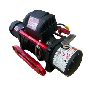Troliu electric Grizzly Winch 13000lbs (5897kg) 12V cablu sintetic 25m Raport 180:1