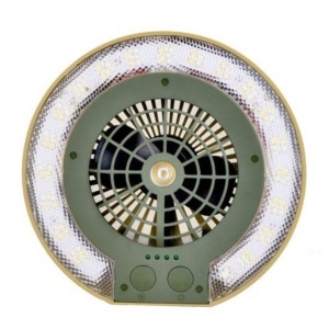 Ventilator cort cu led