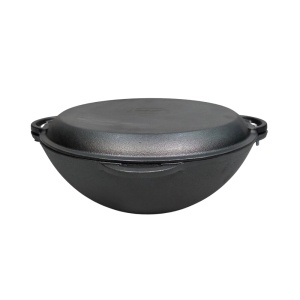 Wok 3 în 1 din fontă 37 cm Perfect Home - Img 1