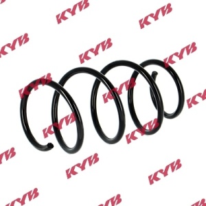 Vedere laterală a arcului elicoidal față KYB pentru Toyota RAV 4 III (2005-2013).