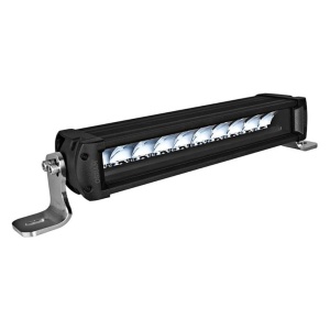 Vedere oblică a barei LED, evidențiind designul compact și logo-ul Osram pe lateral.