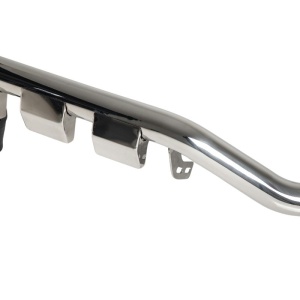 Prim-plan al sistemului de prindere pentru bara Glo Star Chrome PST27, Toyota Hilux (2026+).