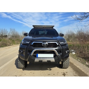bullbar amazon plus chrome bara fata dacia duster