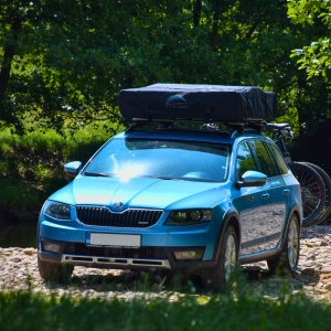 Cort de acoperiș auto 230 x 160 cm, 4 persoane, 48 kg, Wild Cruiser 160 Wild Land