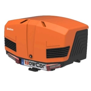 Cutie portbagaj Towbox V3 Sport Orange de la Aragon, pentru cârligul de remorcare.