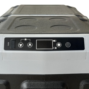 Frigider si congelator auto portabil cu roti 50 L, cu compresor, alimentare 12V/24V/220V, Bluetooth, control digital, -20°C +20°C EMD4x4