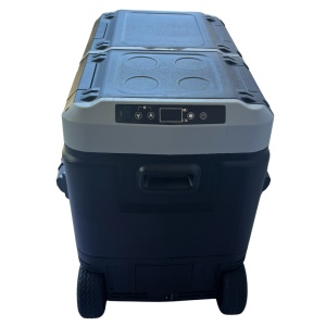 Frigider si congelator auto portabil cu roți 60 L, cu compresor, alimentare 12V/24V/220V, Bluetooth, control digital, -20°C +20°C, EMD4X4
