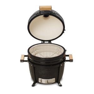 Grătar ceramic pe cărbuni negru, 40cm, Minimo Kamado BONO - Img 1