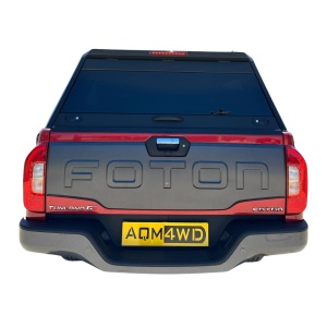 Hardtop negru pentru Mitsubishi L200 (2020-2025), cu 3 geamuri fumurii securizate rabatabile și geam frontal culisant AQM G80 - Img 9