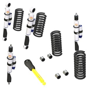 Kit suspensie complet Nissan Patrol Y60 (1987-1997) lift 50 mm amortizoare PRO cu rezervor reglabile Terrain Tamer