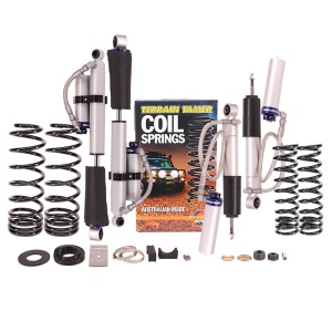 Kit suspensie complet PRO cu rezervor reglabile Nissan Navara NP300 / D23 (2014-2026) lift 40-50 mm arcuri elicoidale Terrain Tamer