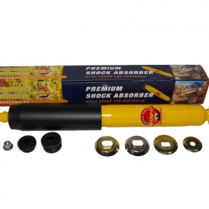 Amortizor Terrain Tamer în ambalaj, cu accesorii de montaj pentru Isuzu D-Max (2012-2020).
