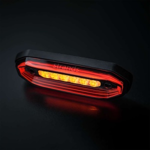 Lampa de avertizare directionala cu 6 LED-uri FOR9T Aura, pozitie rosie, 10-48V, IP67, Strands - Img 4