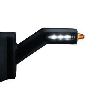 Lampă laterală LED stânga Freedom Light Guide, 8W, 12–24V, cablu 400 mm, carcasă cauciuc, lentilă policarbonat, 58x161,5x112 mm, rezistent la apă și praf (IP6K9K), Strands