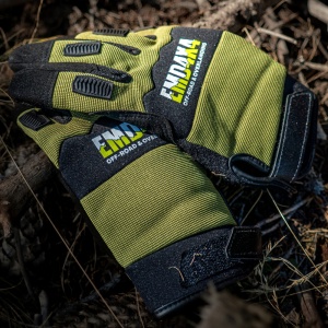 Mănuși cu protecții, verde-negru, XL, Emd4x4 - Img 5