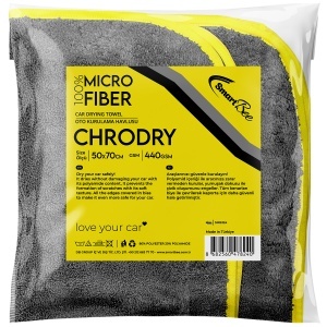 Pachet Spălare Auto Microfibre, Kit 3 Piese, Mănușă, Prosop Uscare, Pânză Geamuri, Fără Zgârieturi, Antiacid/Galben, CHROPACK SmartBee 3DProducts