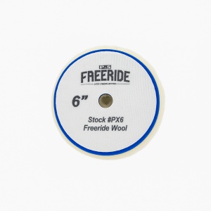 Pad din lână P&S Freeride de 6 inch, o variantă de dimensiune a produsului.