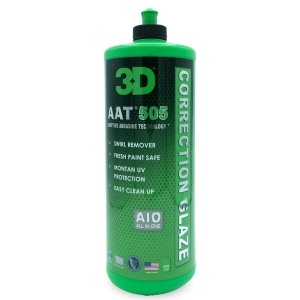 Pasta polish corectoare, cu ceară Montan, 3D AAT 505 Correction Glaze, 60 ml, îndepărtează zgârieturi, holograme, oxidare, fără silicon, sigură pentru vopsea proaspătă, 3DProducts.