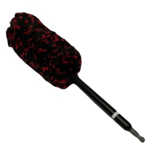 Perie profesională curățare jante Power Woolie, lungime totală 40 cm, cap microfibră 7,62x12,70 cm, PWRK12X, 3DProducts