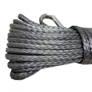 Plasmă sintetică troliu ATV 5mm x 15m, 2.9t (2900kg), gri Power Line