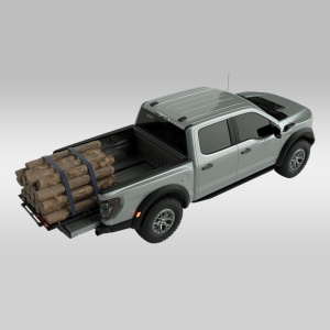 Platformă culisantă Heavy-Duty pentru benă Toyota Tacoma (2016-2023), 5ft, Jusn Design - Img 3