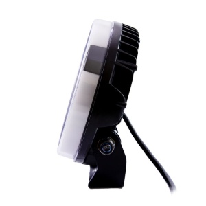 Proiector LED Freedom Maximum Position 7″, 102W, 9761 lm, rază 313 m, 5700K, fascicul optimizat, lumină de poziție alb și galben, lumină laterală, fază lungă, lentilă clară, suport oțel inoxidabil, rezistent la apă și praf (IP6K9K), Strands