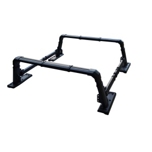 Rollbar ajustabil aluminiu, negru