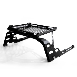Rollbar Pick-Up cu portbagaj, pentru bene tip mountain top, compatibil cu Toyota Hilux, Ford Ranger, Isuzu D-Max, Nissan Navara, Mercedes X-Class, Volkswagen Amarok, SSangYong Musso AQM4WD S10
