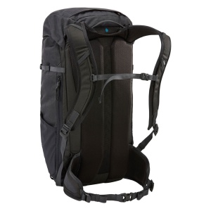 Spatele rucsacului Thule AllTrail X de 25L, evidențiind sistemul de spate ventilat.