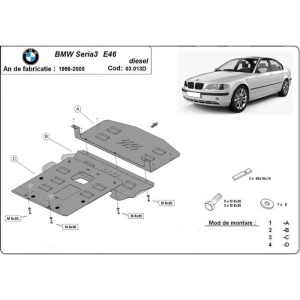 Scut auto metalic BMW