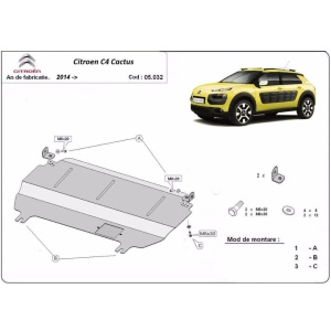 Scut auto metalic Citroen