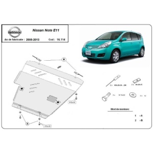 Scut auto metalic Nissan Note, Tiida 2005 - 2012