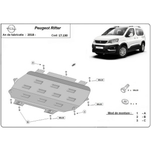 Scut auto metalic Peugeot