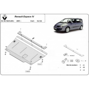 Scut auto metalic Renault