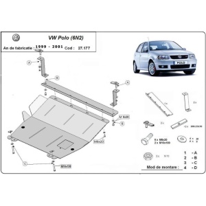 Scut auto metalic Volkswagen