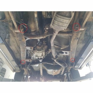 Scut cutie de viteza Suzuki Jimny (1998 - 2018), motorizare benzina, grosime 3 mm, vopsit in camp electrostatic