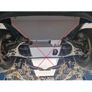 Scut metalic pentru reductor Ford Ranger (2023-2026), otel 3 mm, Scut Protection - Img 5