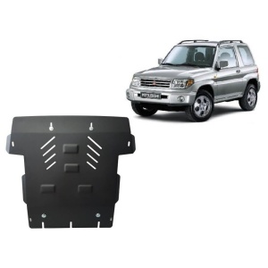 Scut metalic de motor Scut Protection, oțel 3 mm, pentru Mitsubishi Pajero Pinin (1997-2007).