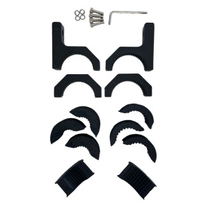 Set suporți de montare Bare LED / Proiectoare, 25-38 mm, EMD4x4 - Img 3