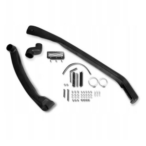 Toate componentele kitului de snorkel, inclusiv furtunuri și accesorii de montaj.