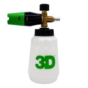 Spumator spalare auto 3D Ultra Blast Foamer, spuma groasa bogata, duza reglabila, rezervor gradat 1 litru, compatibil masina de spalat cu presiune, 3DProducts