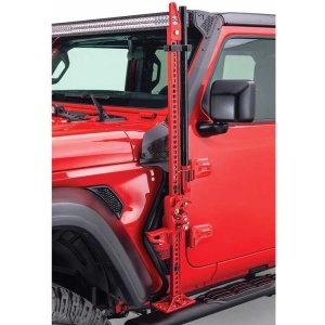 Suport exterior cric Hi-Lift Jeep Wrangler JL / Gladiator JT (2018-prezent) montaj partea șoferului Go Rhino - Img 2