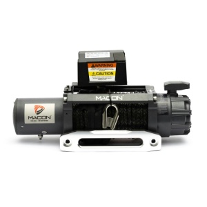 Troliu electric Macon Master 13000lbs (5897KG) 12V cablu sintetic 26m Raport 216:1