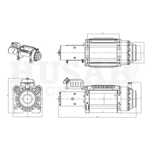 Troliu Husar Winch 20000lbs